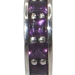 Pandora Retired Spacer Purple Crystal Guaranteed Authentic